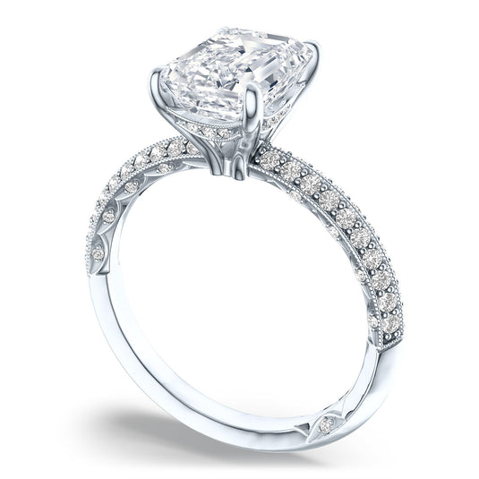 Tacori Emerald Solitaire Engagement Ring 2686ec8x6