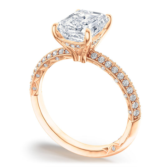 Tacori Emerald Solitaire Engagement Ring 2686ec8x6