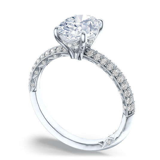 Tacori Oval Solitaire Engagement Ring 2686ov85x65