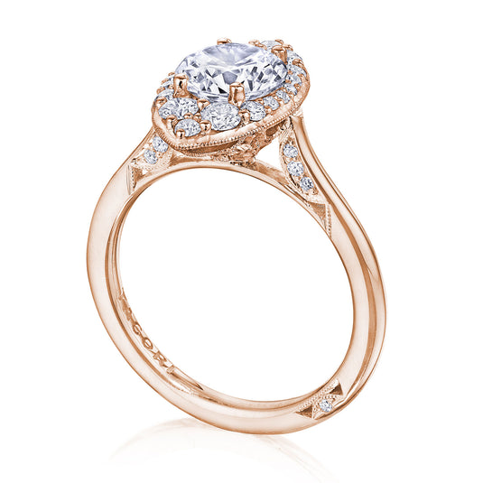 Tacori Round Bloom Engagement Ring HT2575RDOV75