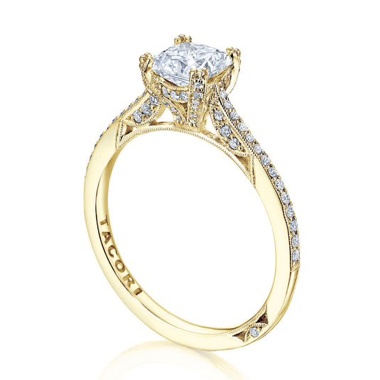 Tacori Princess Solitaire Engagement Ring 2679PR55