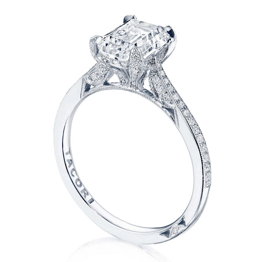 Tacori Emerald Solitaire Engagement Ring 2679EC8X6