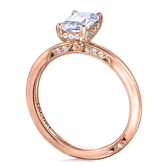 Tacori Emerald Solitaire Engagement Ring 268815EC7X5
