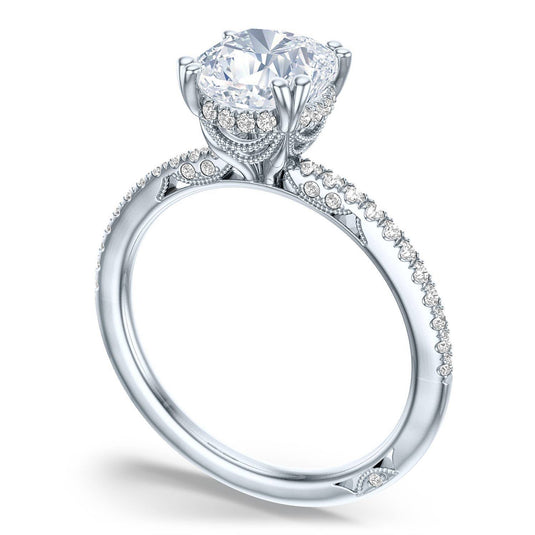 Tacori Cushion Solitaire Engagement Ring 268215rd8