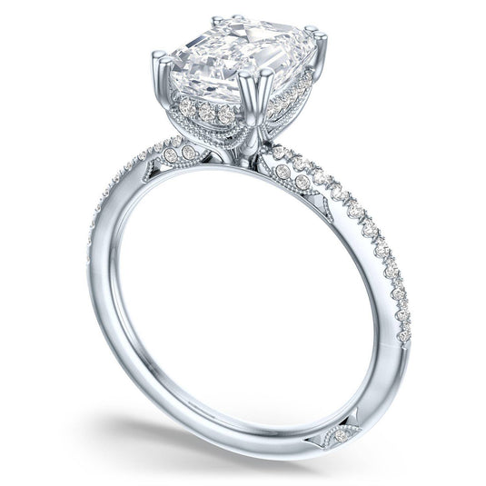 Tacori Emerald Solitaire Engagement Ring 268315ec8x6
