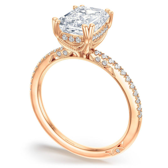 Tacori Emerald Solitaire Engagement Ring 268315ec8x6