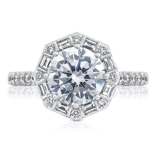 Round Bloom Engagement Ring HT2556RD65
