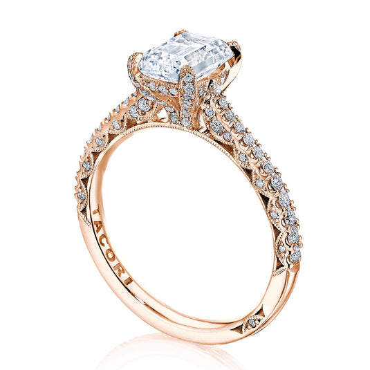 Tacori Emerald Solitaire Engagement Ring HT2578EC75X55