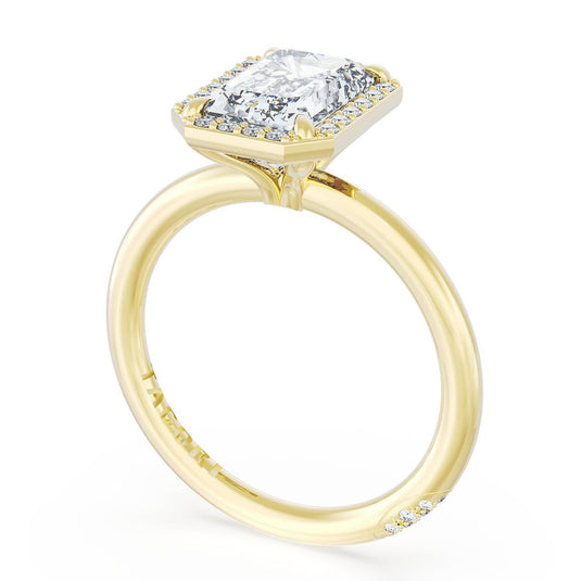 Tacori Emerald Bloom Engagement Ring 2584RD65