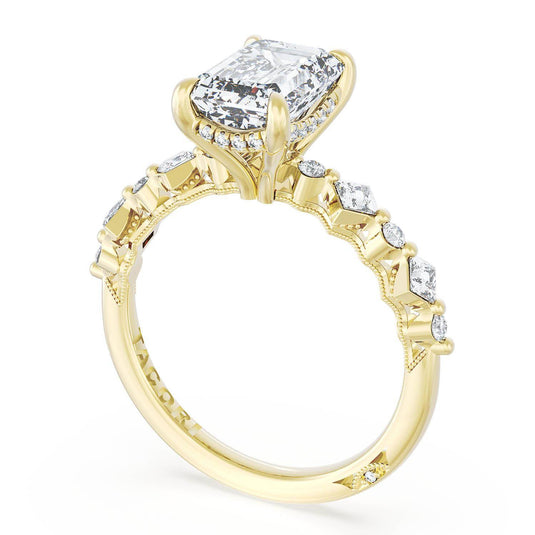 Tacori Emerald Solitaire Engagement Ring 272937EC85x6
