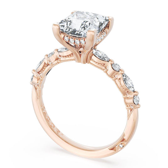 Tacori Princess Solitaire Engagement Ring 272822PR7