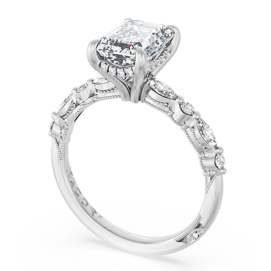 Tacori Emerald Solitaire Engagement Ring 272822EC85x6