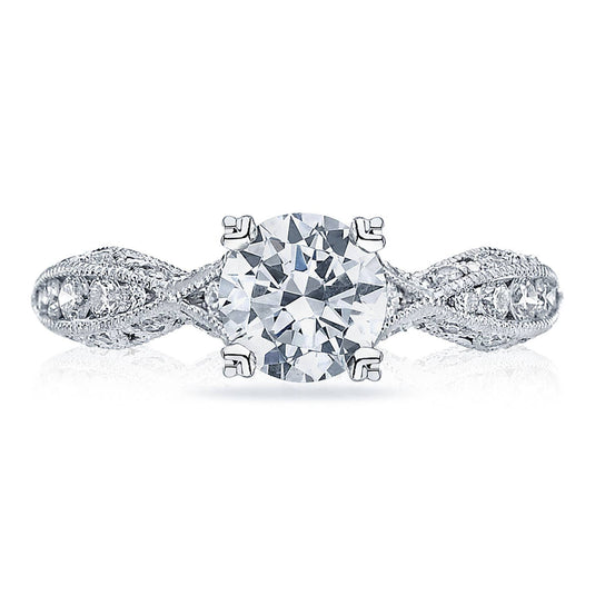 Classic Crescent | Round Solitaire Engagement Ring 2578RD6512