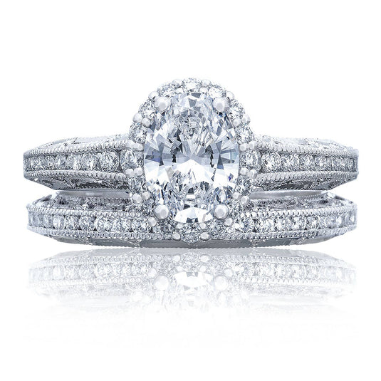 Reverse Crescent | Oval Bloom Engagement Ring 2618OV75X55