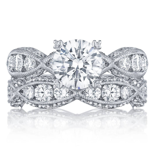 Classic Crescent | Round Solitaire Engagement Ring 2644RD7512