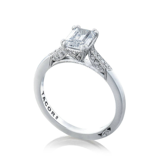 Simply TACORI | Emerald Solitaire Engagement Ring 2651EC8X6