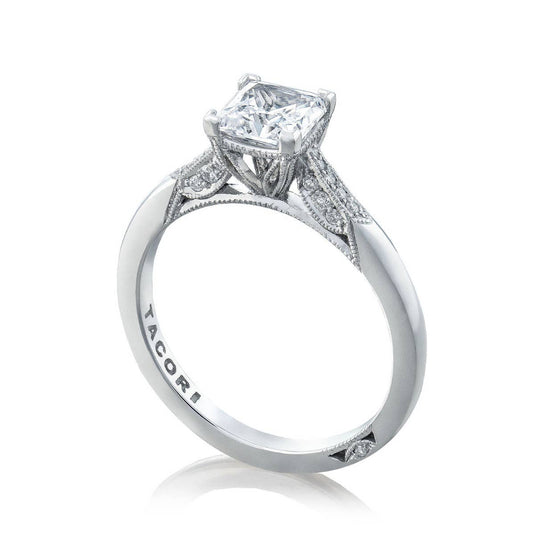 Simply TACORI | Princess Solitaire Engagement Ring 2651PR5