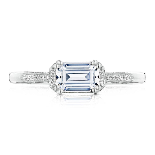 Simply TACORI | Emerald Solitaire Engagement Ring 2655EC65X45