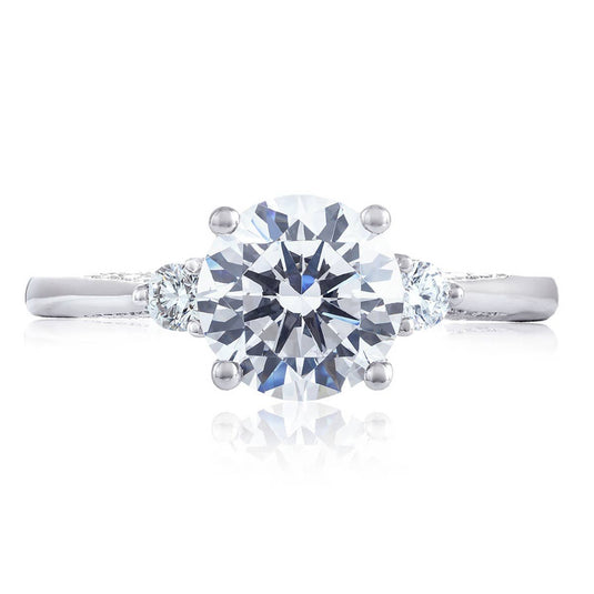 Simply TACORI | Round 3-Stone Engagement Ring 2656RD6