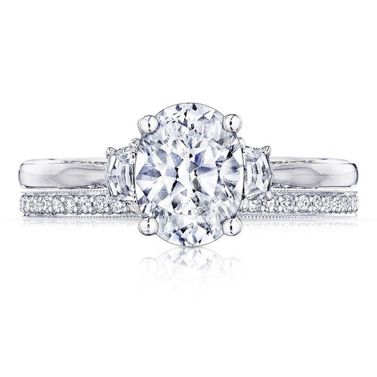 Simply TACORI | Oval 3-Stone Engagement Ring 2658OV75X55