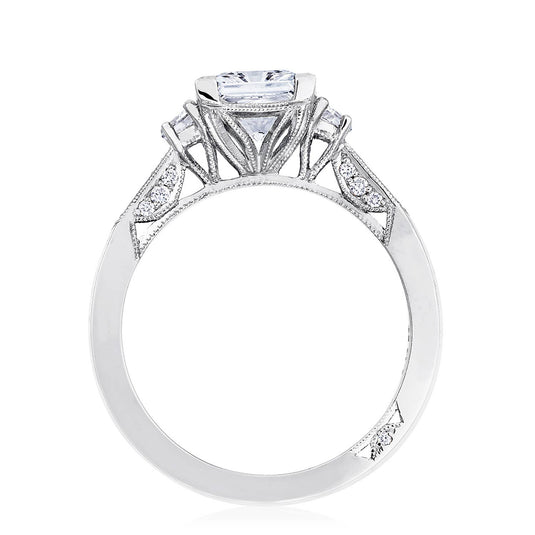 Simply TACORI | Princess 3-Stone Engagement Ring 2659PR65