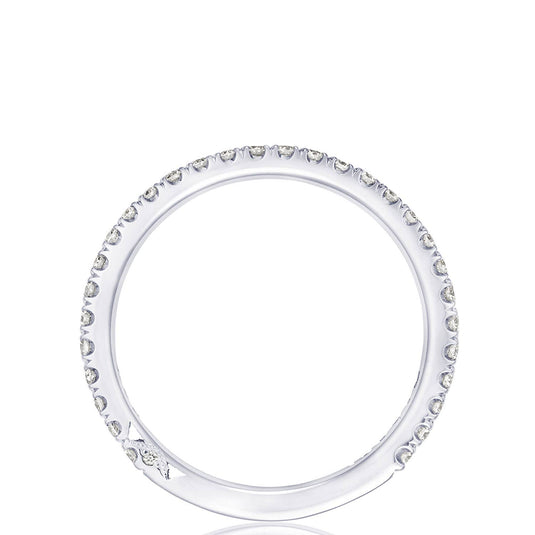 Simply TACORI | French Pavé Diamond Wedding Band - 2mm 2670B34