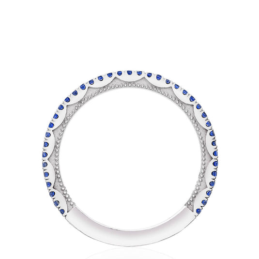 Sculpted Crescent | Crescent Crown Ring with Sapphire 2674B34BSW