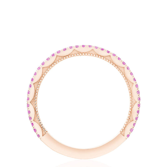 Sculpted Crescent | Crescent Crown Ring with Pink Sapphire 2674B34PKSPK