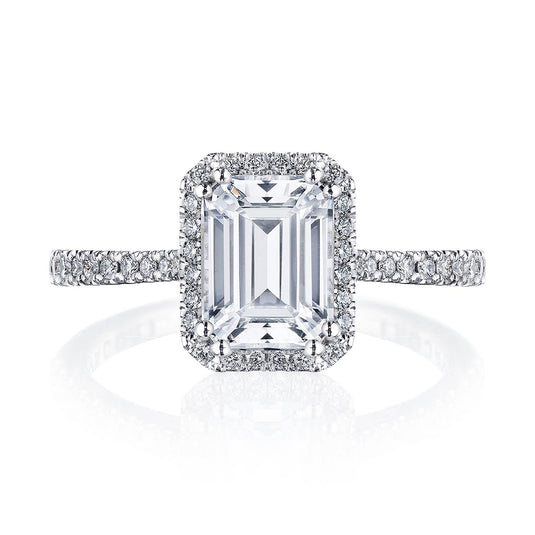 Simply TACORI | Emerald Bloom Engagement Ring 2677EC85X6