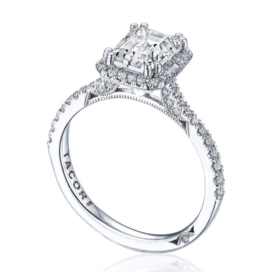 Simply TACORI | Emerald Bloom Engagement Ring 2677EC85X6