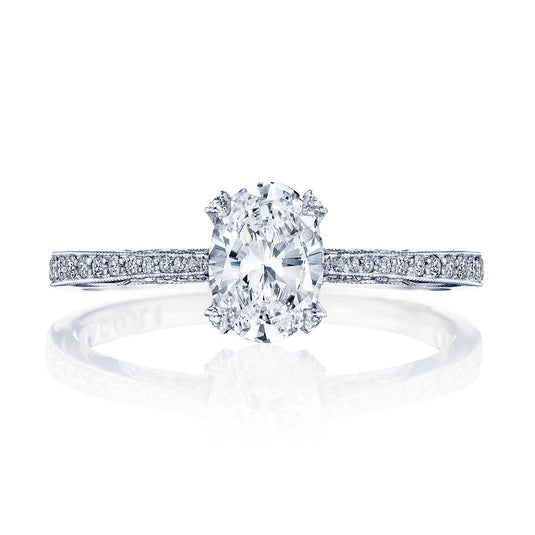 Simply TACORI | Oval Solitaire Engagement Ring 2679OV7X5