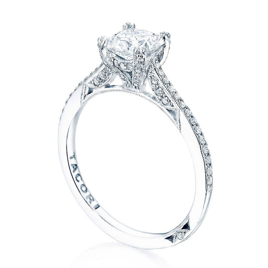 Simply TACORI | Princess Solitaire Engagement Ring 2679PR55