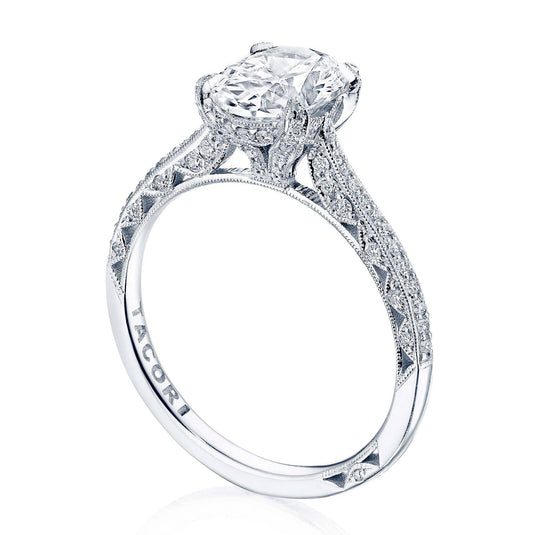 Classic Crescent | Oval Solitaire Engagement Ring 2680OV85X65