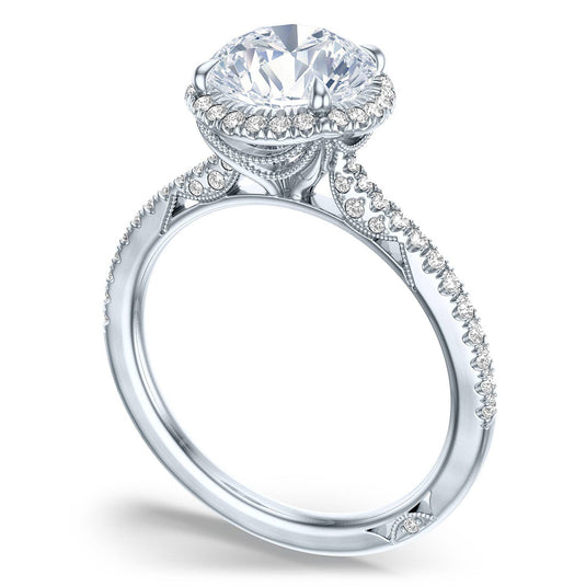 Simply TACORI | Round Bloom Engagement Ring 268415rd75