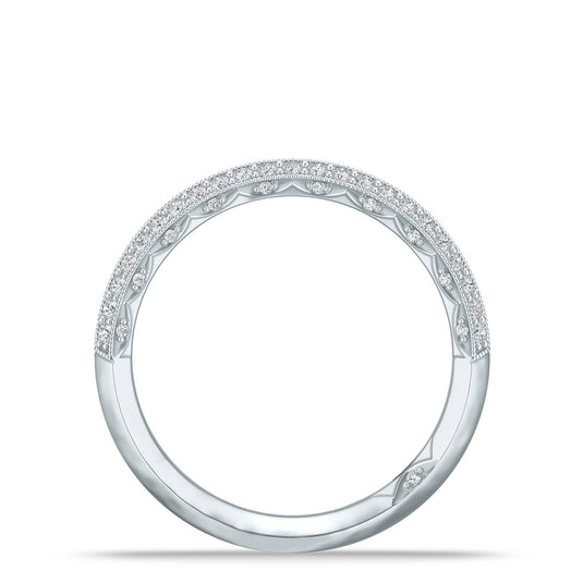 Sculpted Crescent | Knife Edge Wedding Band 2686b12