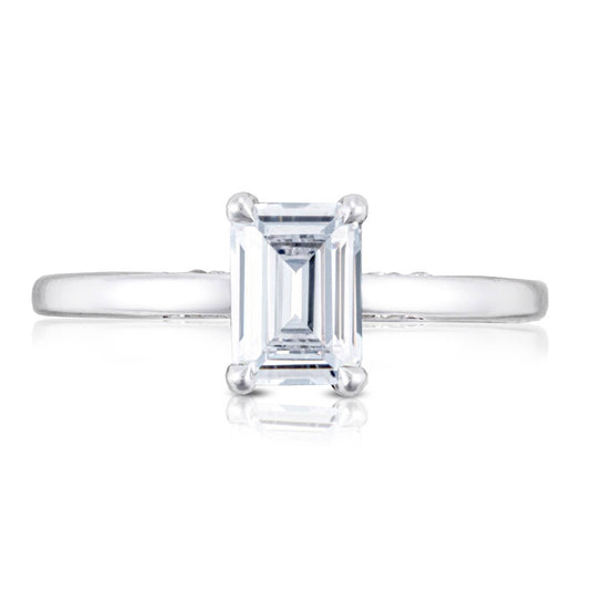 Simply TACORI | Emerald Solitaire Engagement Ring 268815EC7X5
