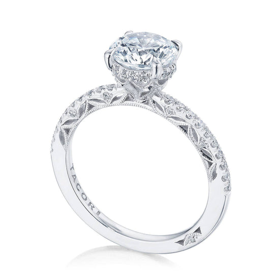 Dantela | Round Solitaire Engagement Ring 269017RD75