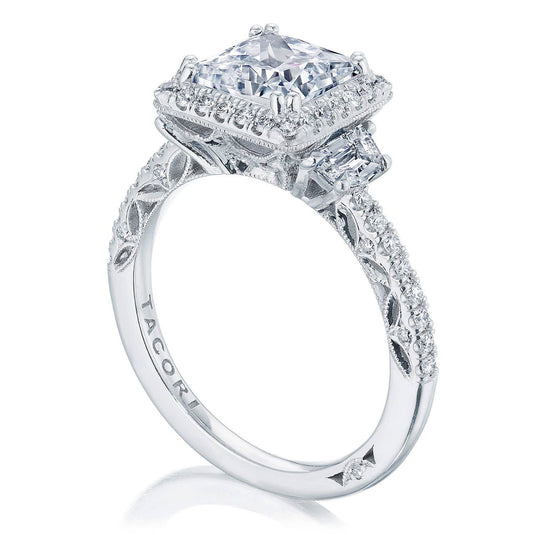 Dantela | Princess 3-Stone Engagement Ring 269217PR7