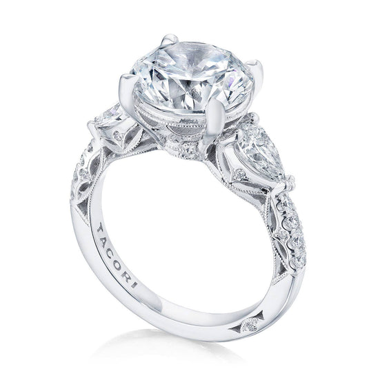 Dantela | Round 3-Stone Engagement Ring 269522RD10
