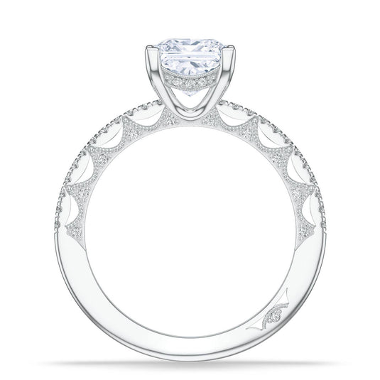 Lunetta Crescent | Princess Solitaire Engagement Ring 272017PR65