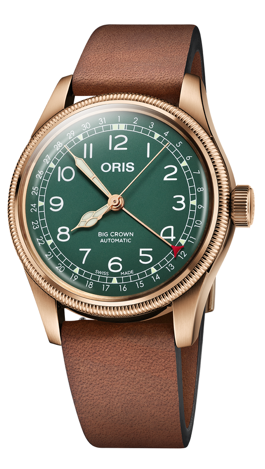 Oris Big Crown Pointer Date 80th Anniversary Edition Automatic Watch 01 754 7741 3167-07 5 20 58BR