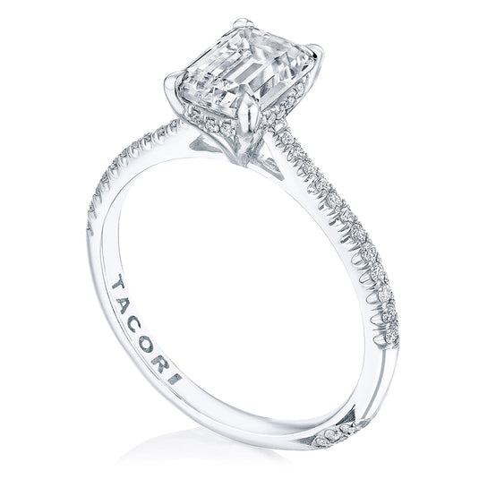 Tacori Emerald Solitaire Engagement Ring HT2581EC75x55