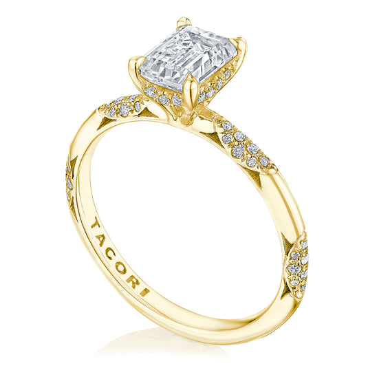 Tacori Emerald Solitaire Engagement Ring HT2582EC7x5
