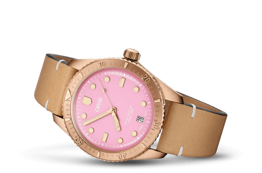 Oris Divers Sixty‑Five 'Cotton Candy' Automatic Watch 01 733 7771 3158-07 5 19 04BR