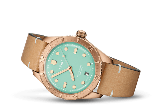 Oris Divers Sixty‑Five 'Cotton Candy' Automatic Watch 01 733 7771 3157-07 5 19 04BR