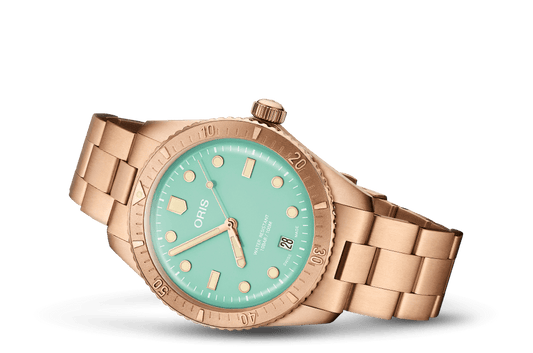 Oris Divers Sixty‑Five 'Cotton Candy' Automatic Watch 01 733 7771 3157-07 8 19 15