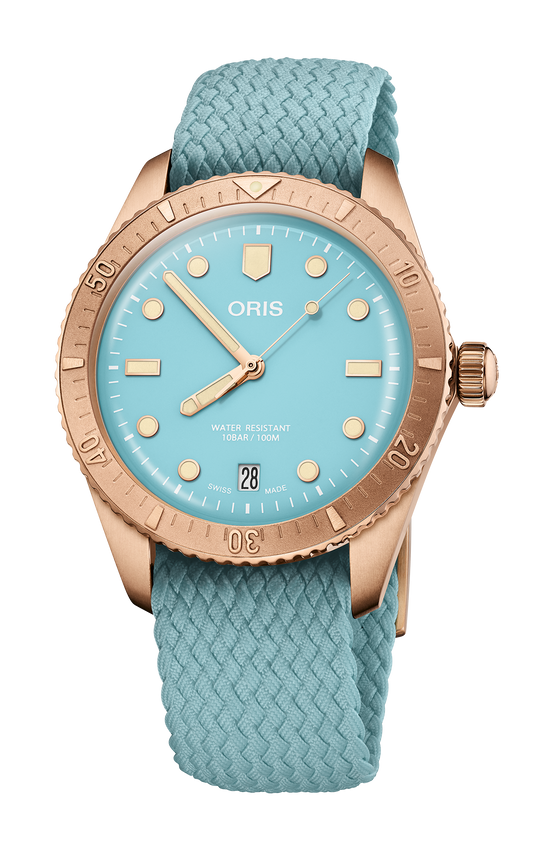Oris Divers Sixty‑Five 'Cotton Candy' Automatic Watch 01 733 7771 3155-07 3 19 02BRS