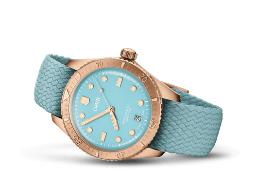 Oris Divers Sixty‑Five 'Cotton Candy' Automatic Watch 01 733 7771 3155-07 3 19 02BRS