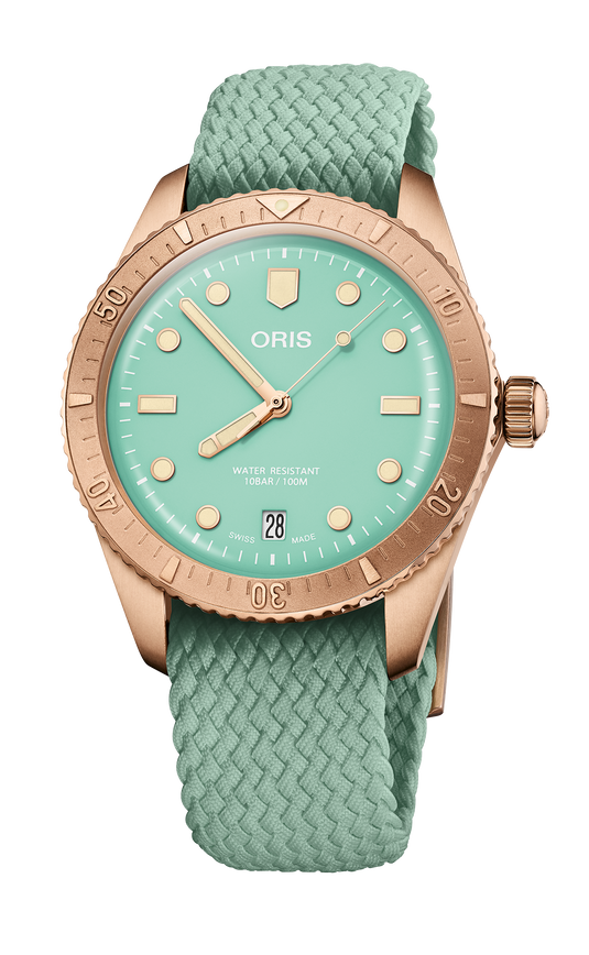 Oris Divers Sixty‑Five 'Cotton Candy' Automatic Watch 01 733 7771 3157-07 3 19 03BRS