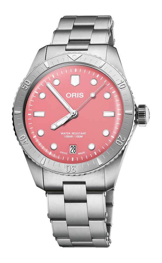 Oris Divers Sixty‑Five 'Cotton Candy' Automatic Watch 01 733 7771 4058-07 8 19 18